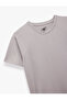 Short Sleeve Crew Neck Sports T-Shirt with Stitching Detail - 5