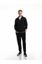 Zippered Pocket Cotton Stitching Detailed Lace up Waist Jogger Sweatpants - 2