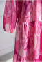 Women's Colorful Patterned Long Modest Summer Dress - 4