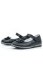 Girl's Black Genuine Leather Ballerinas - Ribbon Detailed - 5