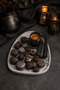 Handmade Multi-Purpose Concrete Presentation Serving Tray 26 cm Decorative Presentation Holder Organizer - 2