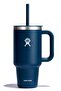 All Around Travel Tumbler Thermos with Straw 946 ml (32 oz) - Indigo Navy Blue