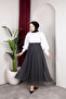 Women's Lined Polka Dot Patterned Tulle Skirt