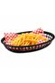 🍔   10-Piece Plastic Hamburger Serving Basket – Fast Food Presentation Basket-Black - 6