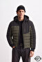Zra Model New Season Water and Cold Resistant Removable Hooded Winter Men's Inflatable Coat