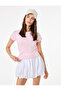 Cotton Slim Fit Crew Neck Polka Dot Short Sleeve T-Shirt - 2