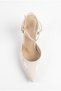 Women's Beige Patent Leather Strappy Ankle Strap Pointed Toe 7 cm Thin Heel Stiletto Evening Dress Heeled Shoes Wedding Engagement Shoes 2025 - 5