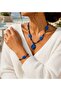 Jasper Agate Quartz Evil Eye Protection and Balance Necklace Blleklik Set - 4