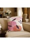 Pastel Botanical Leaf Patterned Decorative Throw Pillow Cover Set of 6 43X43 cm Digital Printing - 2