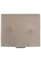 Taburete cu depozitare, 3 buc., bej, material textil - 5