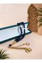 33 Dark Blue Golden Sandstone Prayer Beads/Tasbih/10MM/For Men And Women/Ramadan Gift - 4
