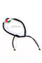 Steel Bracelet Palestine Symbol Colorful Round Flag 2 Pieces - 3