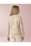 Senior Girls Beige Embroidered Button Front Jacket - 3