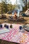 180X270 8-10 Persons Foldable Washable Camping Tent Mat Beach Picnic Straw Garden Carpet Rug - 4
