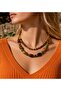 Agate Jasper Evil Eye Protection and Vitality Necklace - 4
