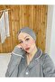 Hijab Boneli Gray Color Long Sleeve Wide Fit Maternity Pajama Set - 4