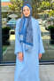 Long Tencel Shirt - Light Blue - 3