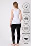 Women's Lace Strap Undershirt - 90% Cotton (Lilitime) - 6