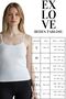 Women's Ribbed Look Thin Strap Basic Athlete Top - 5