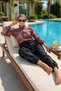 Laçin 3-Piece Hijab Swimsuit Burkini Made of Water-Repellent Fabric with Adjustable Elastic Waist - 5