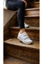 Women's White Crepe Velcro Daily Comfortable Casual Comfortable Lightweight Soft Non-Slip Comfortable Sole Mesh Sneaker Sports Shoes Suitable for Daily Use - 5