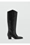 Leather Heeled Boots - 2