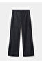 Wide Leg Denim Pants - 3