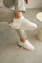 Assema Kb-010 White Skin Casual Men's Shoes - 4