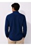 M0211939 Cotton Shirt Men's Shirt Dark Blue - 3