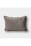 "Taupe"Velvet Plain Cushion Cover-30X50- Brown