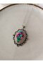 Cross-Stitching Etamine Processing Long Chain Ethnic Design Necklace - 2