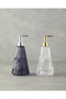 Diana Glass Bathroom Liquid Soap Dispenser Transparent - 3