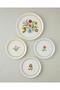 Rustic Porcelain Pasta Set 7 Pieces for 6 People Colorful - 2