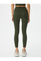 High Waist Yoga Tights Warm Soft Textured - 4