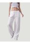 Women's Elastic Waist Wide Leg Muslin Linen Trousers