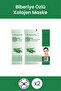 مجموعة قناع الوجه بالكولاجين المنظف والمرطب والمهدئ بخلاصة إكليل الجبل 2 قطعة