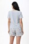 Women's 01472 Short Sleeve Milan Shorts Pajama Set - 2