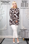 Plus Size Summer Oversized Women's High Quality Viscose Mother Long Sleeve Blouse - Patterned Knitted Anti-Sweat Fabric Combed Cotton T-Shirt - 3