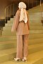 Fur Detailed Collar Suit Mink 19385 - 4