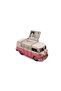 Pink Decorative Metal Minibus with Frame and Piggy Bank - 5