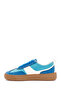 Acbc X Women's Blue Lace-Up Suede Sneaker 24Wfd435310 - 3