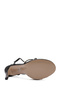 Women's Black Ankle Buckle Stone High Thin Heeled Shoes Sandals 25Sfe390914 - 7