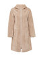 Fiorentini Women's Beige Double-Sided Hooded Teddy Coat 25Wgp53149F