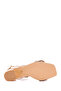 Women's Pink Braided Thick Short Heeled Sandals 26Sfd441014 - 6