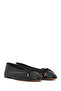 Women's Black Leather Ballerinas 26Pfd552118 - 2