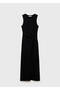 Cotton Knot Detailed Midi Dress - 3