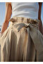 Pantaloni paperbag din Lyocell - 7