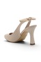 High Heel Evening Dress with a Bow on the Back - 4