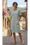 Muslin Striped Dress with Pocket Details - 2