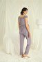 Lace Front Buttoned Maternity 3-Piece Pajama Set - 8